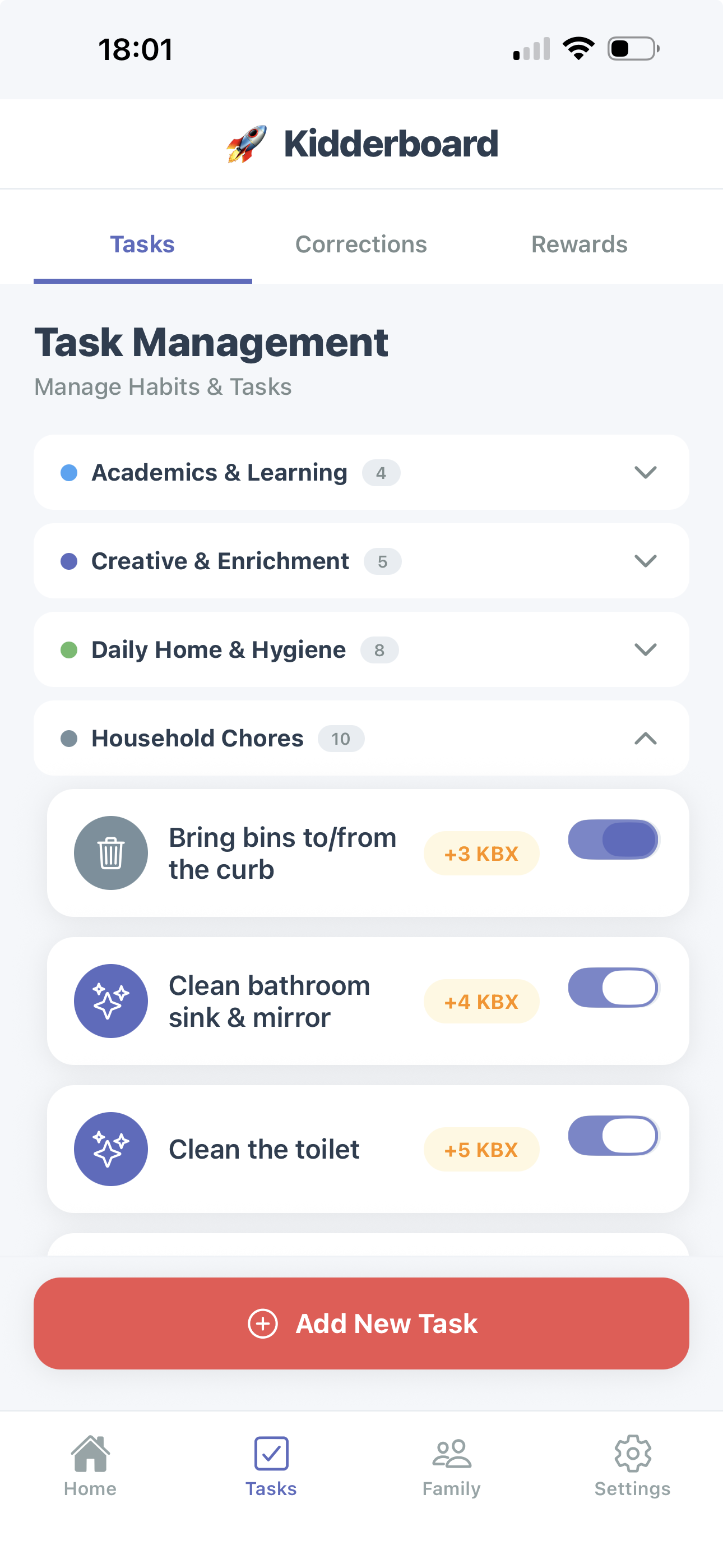 Kidderboard Screenshot